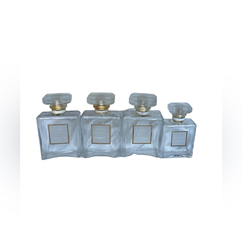 Coco Chanel madmoiselle empty perfume bottles